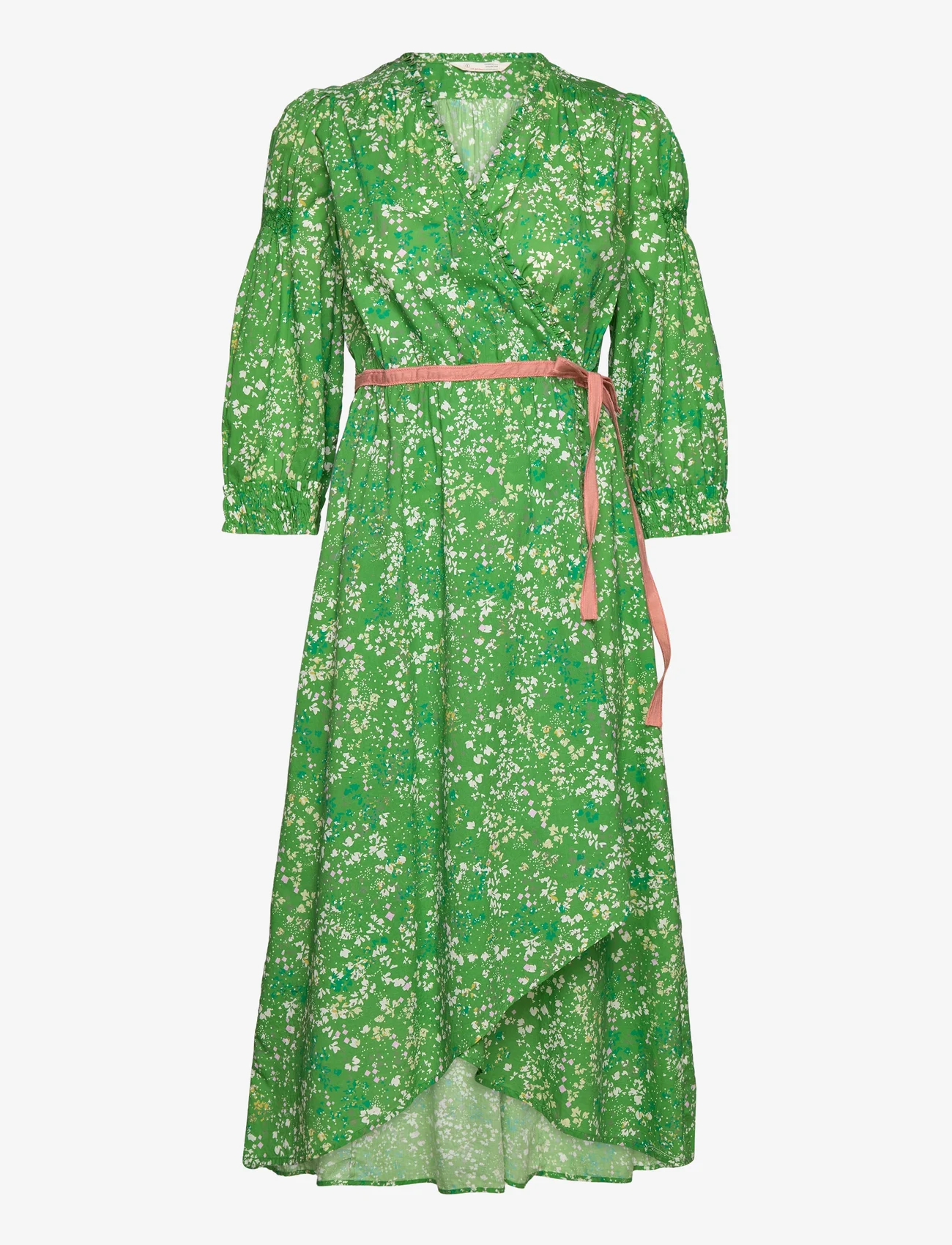 ODD MOLLY - River Dress - robes portefeuille - fay green - 1