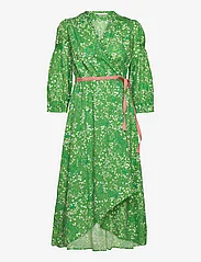ODD MOLLY - River Dress - sukienki kopertowe - fay green - 0