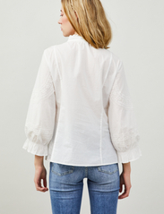 ODD MOLLY - Cassandra Blouse - long-sleeved blouses - light chalk - 3