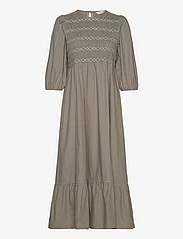 ODD MOLLY - Kaia Dress - sukienki do kolan i midi - olive cargo - 0