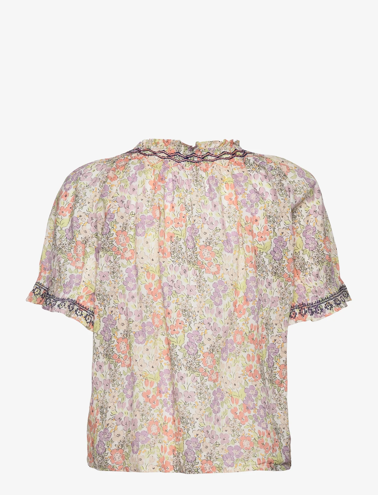 ODD MOLLY - Phoenix Blouse - short-sleeved blouses - lilac smoke - 1