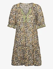 ODD MOLLY - Phoenix Short Dress - krótkie sukienki - deep asphalt - 0