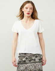 ODD MOLLY - Camellia Top - t-shirts - bright white - 2
