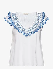 ODD MOLLY - Logan Blouse - blouses korte mouwen - bright white - 0