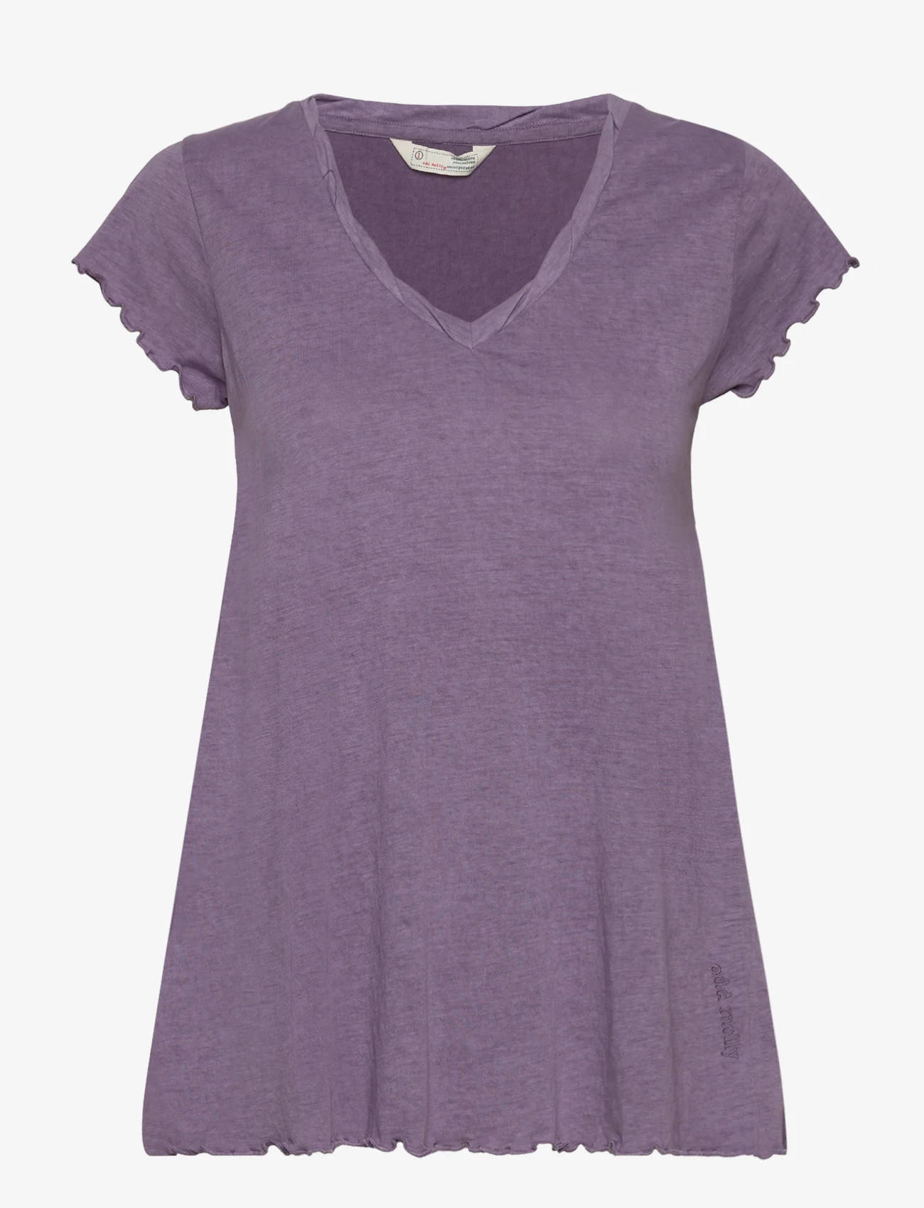 ODD MOLLY - Carole Top - t-shirts - shadow violet - 0