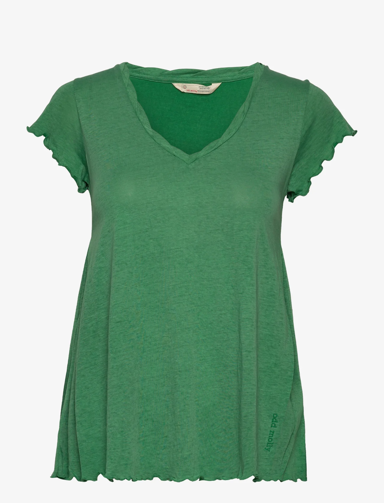 ODD MOLLY - Carole Top - t-shirts - wonder green - 0