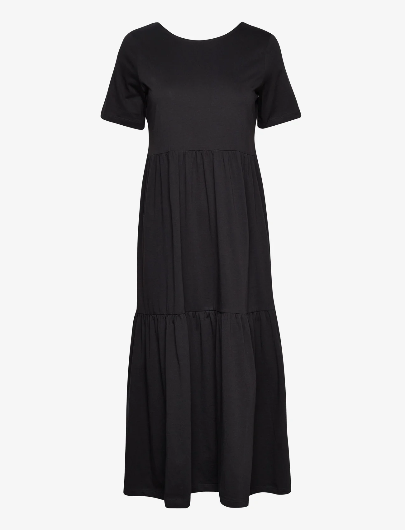 ODD MOLLY - Camellia Dress - t-paitamekot - almost black - 0