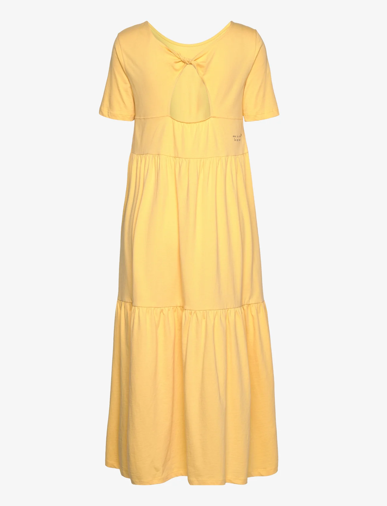 ODD MOLLY - Camellia Dress - maxi dresses - pineapple yellow - 1