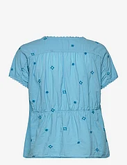 ODD MOLLY - Azalea Blouse - short-sleeved blouses - blissful blue - 1