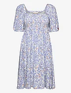 Judith Short Dress - CORNFLOWER BLUE