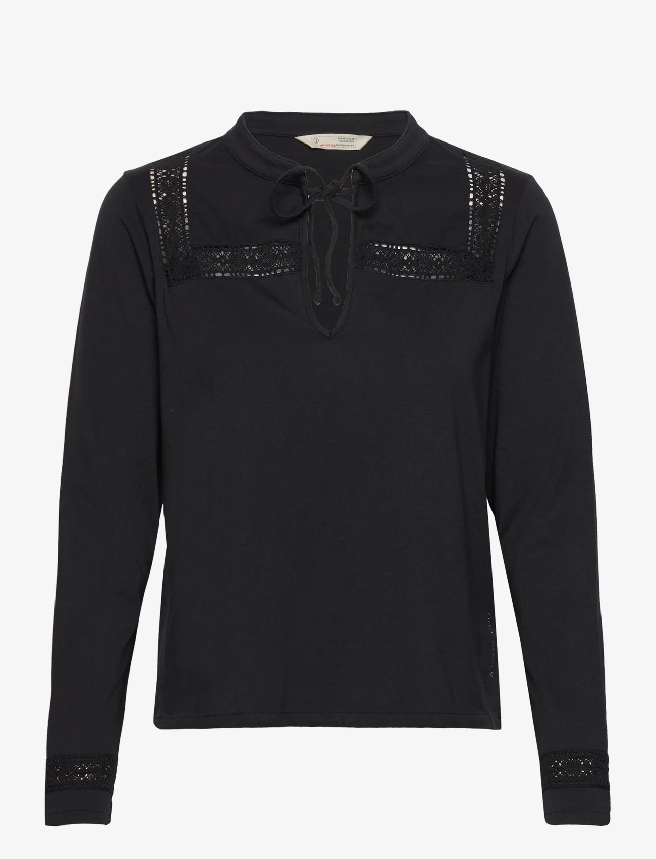 ODD MOLLY - Ariella Top - blouses met lange mouwen - almost black - 0