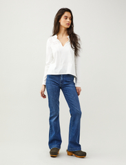 ODD MOLLY - Ariella Top - long-sleeved blouses - light chalk - 2