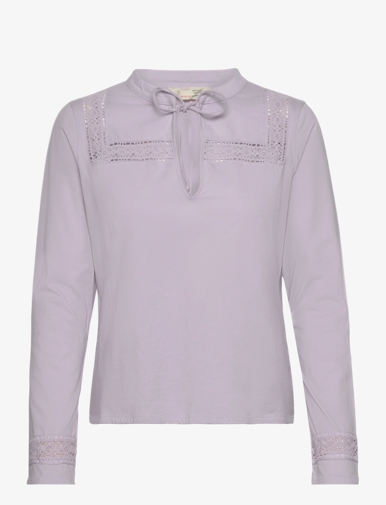 ODD MOLLY - Ariella Top - long-sleeved blouses - soft lilac - 0