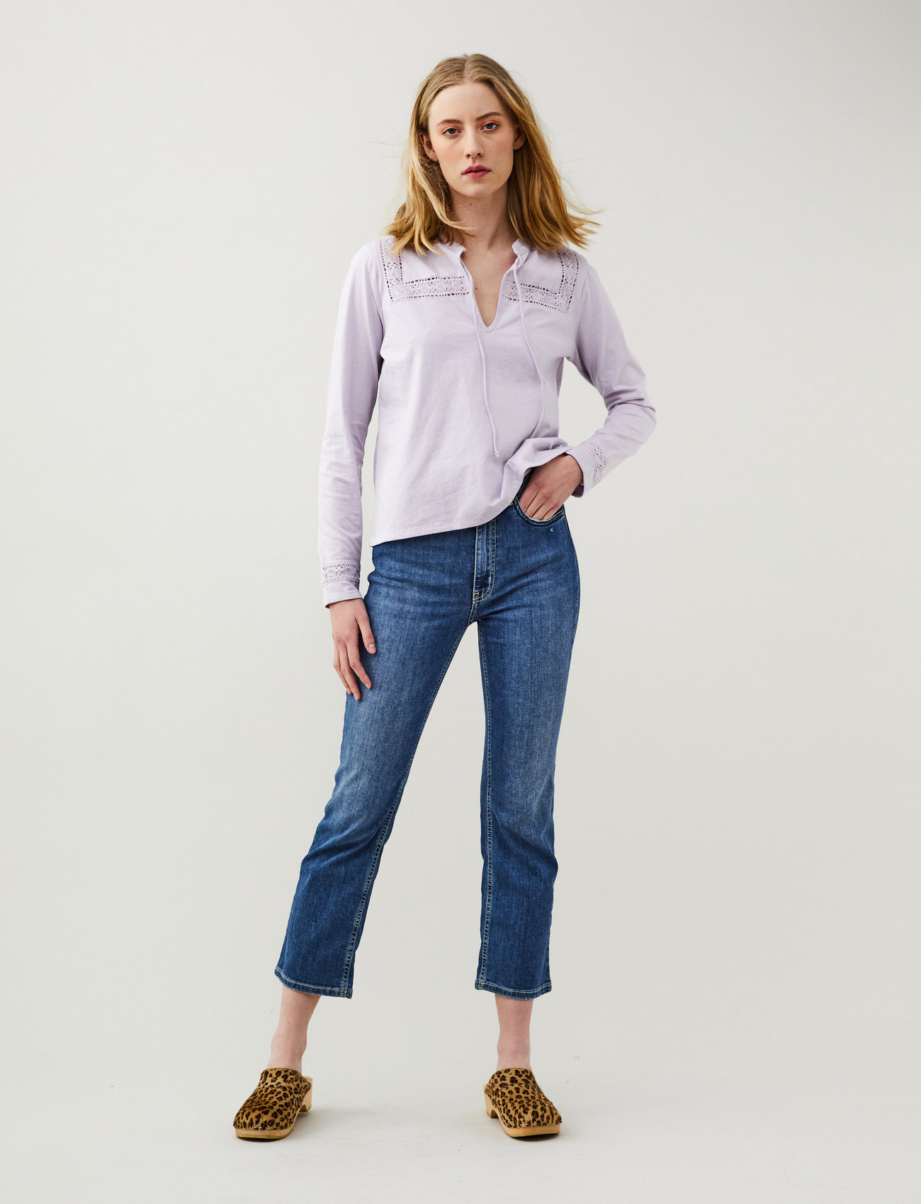 ODD MOLLY - Ariella Top - blouses à manches longues - soft lilac - 0