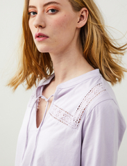 ODD MOLLY - Ariella Top - long-sleeved blouses - soft lilac - 4