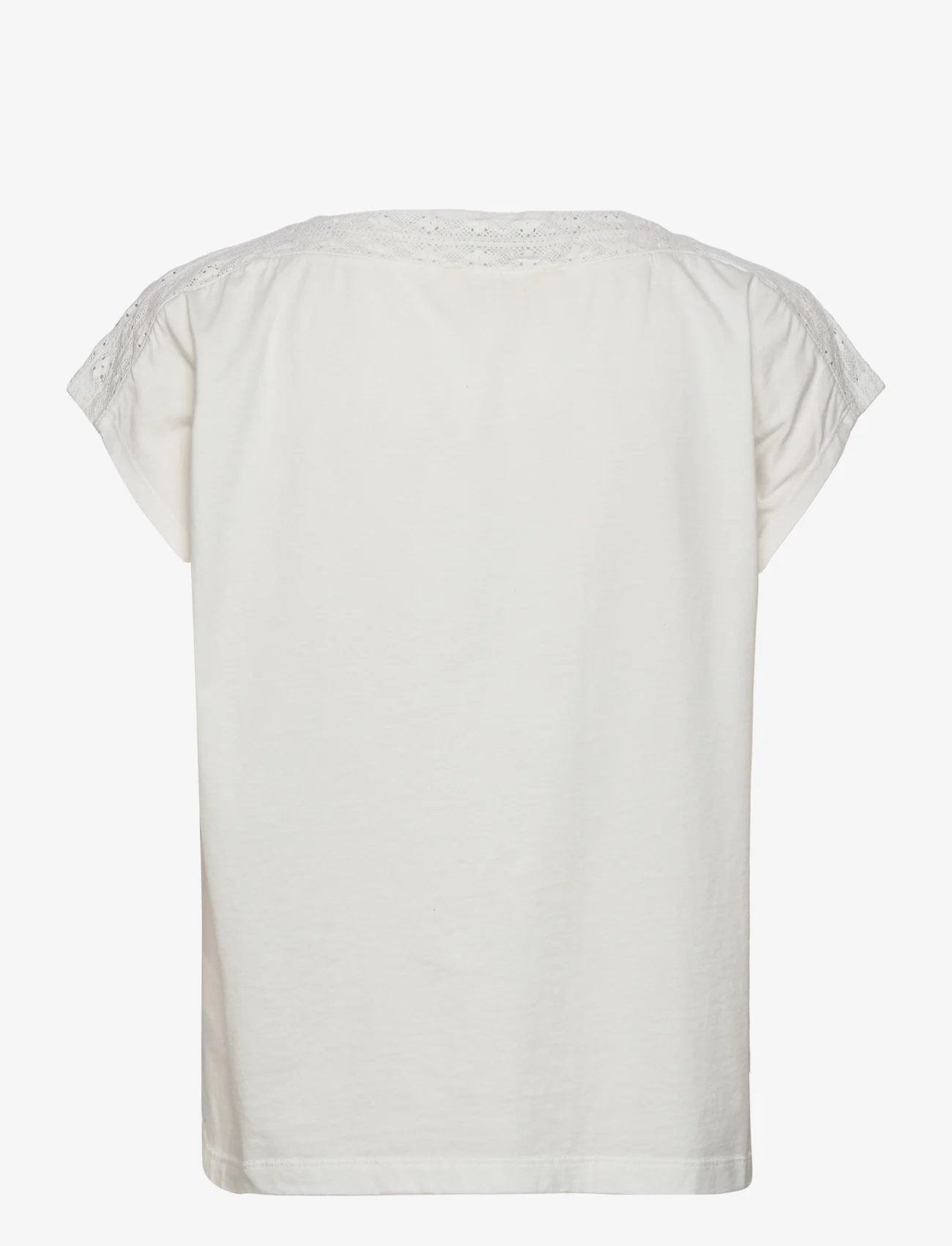 ODD MOLLY - Gracie Top - t-shirts - light chalk - 1