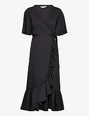 ODD MOLLY - Gracie Dress - omlottklänningar - almost black - 0