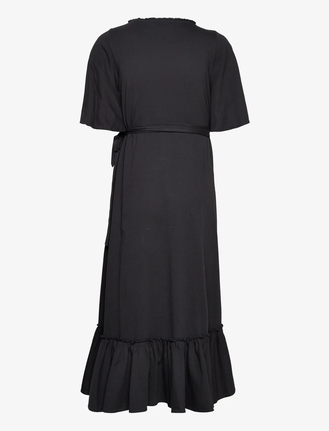 ODD MOLLY - Gracie Dress - omlottklänningar - almost black - 1