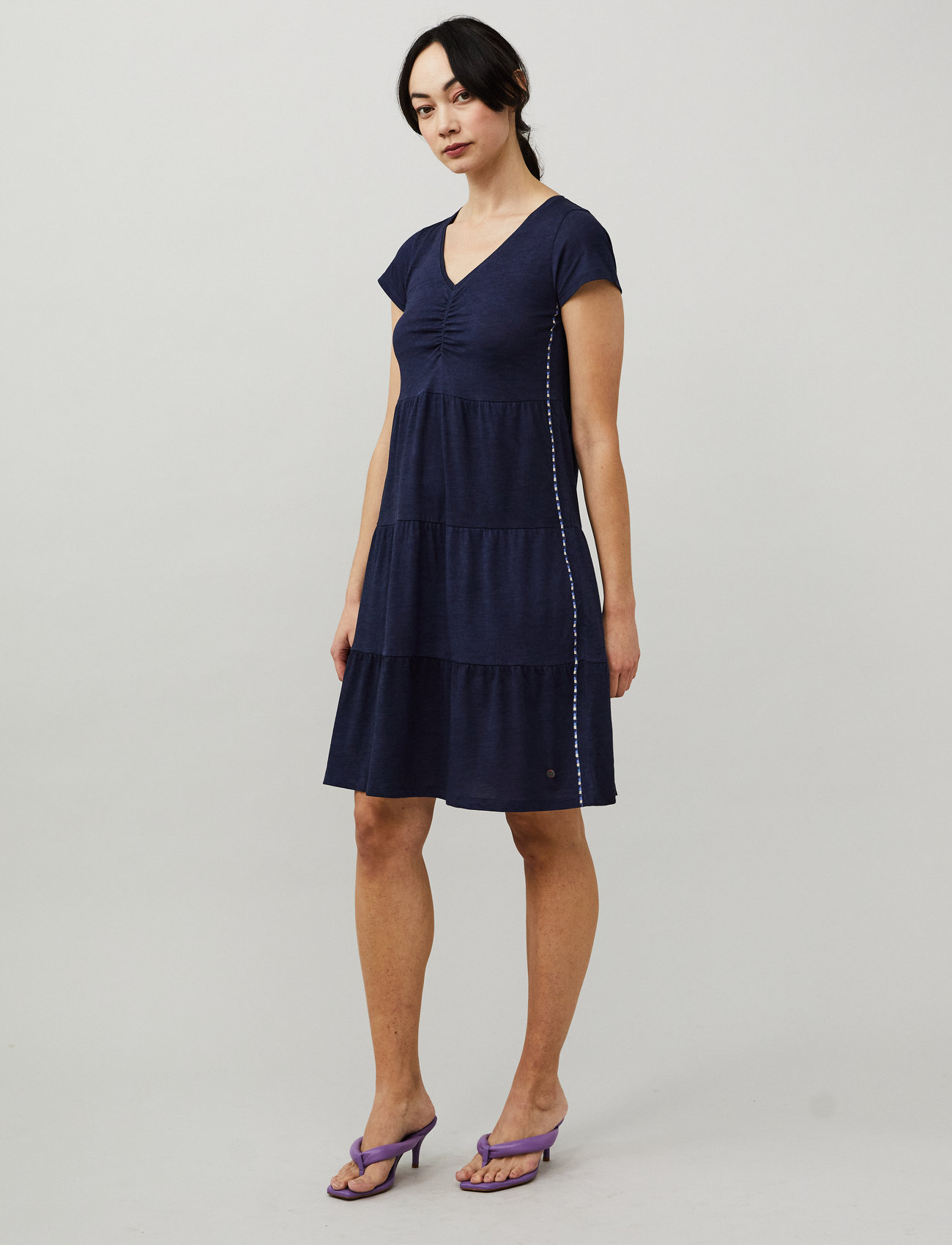ODD MOLLY - Freya Dress - sukienki letnie - dark blue - 0
