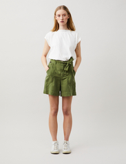 ODD MOLLY - Zoe Shorts - paperbag shorts - green trails - 2