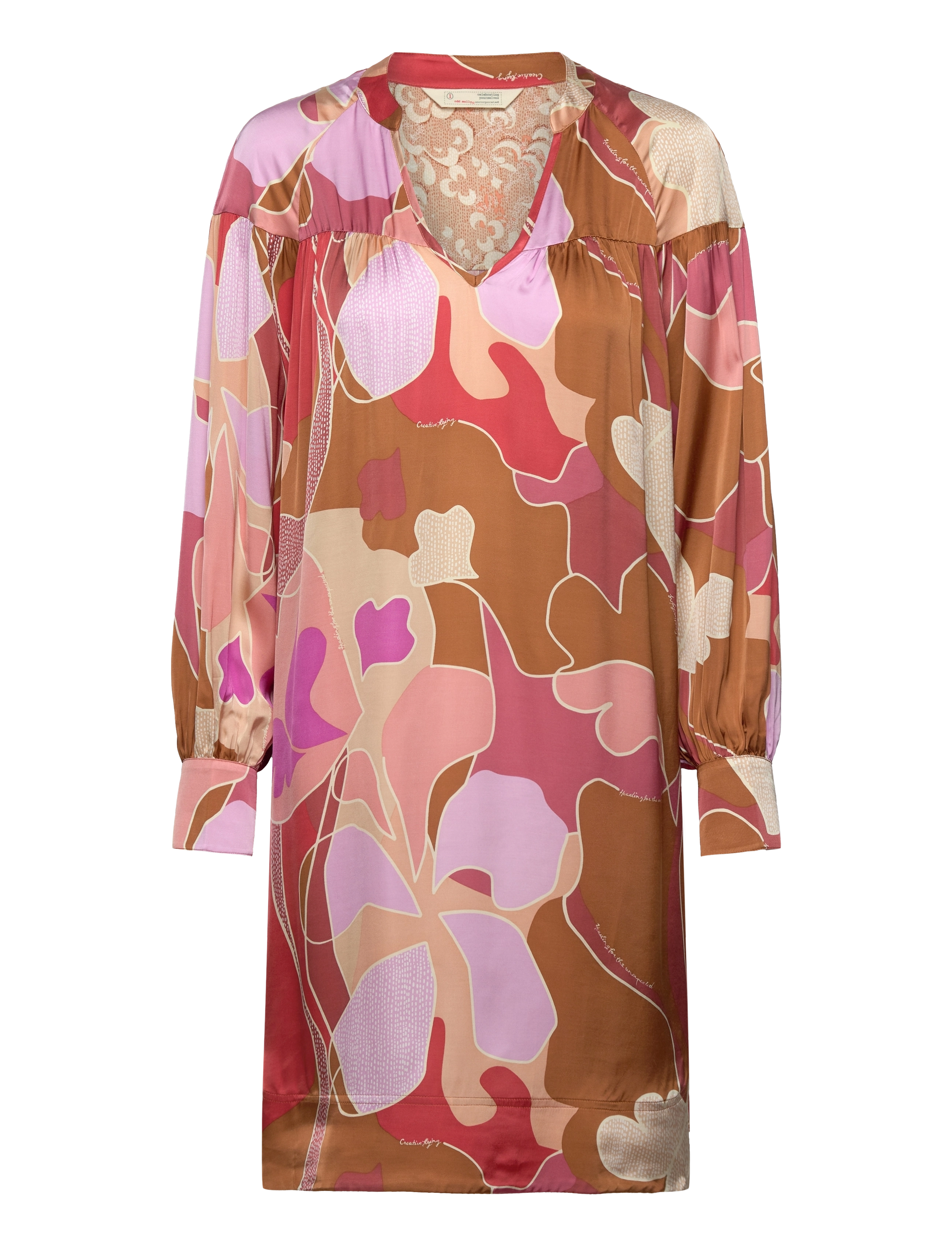 ODD MOLLY Amalia Short Dress - Kleidid - PINK / pink/rose