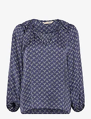 ODD MOLLY - Rachael Blouse - long-sleeved blouses - stormy blue - 0