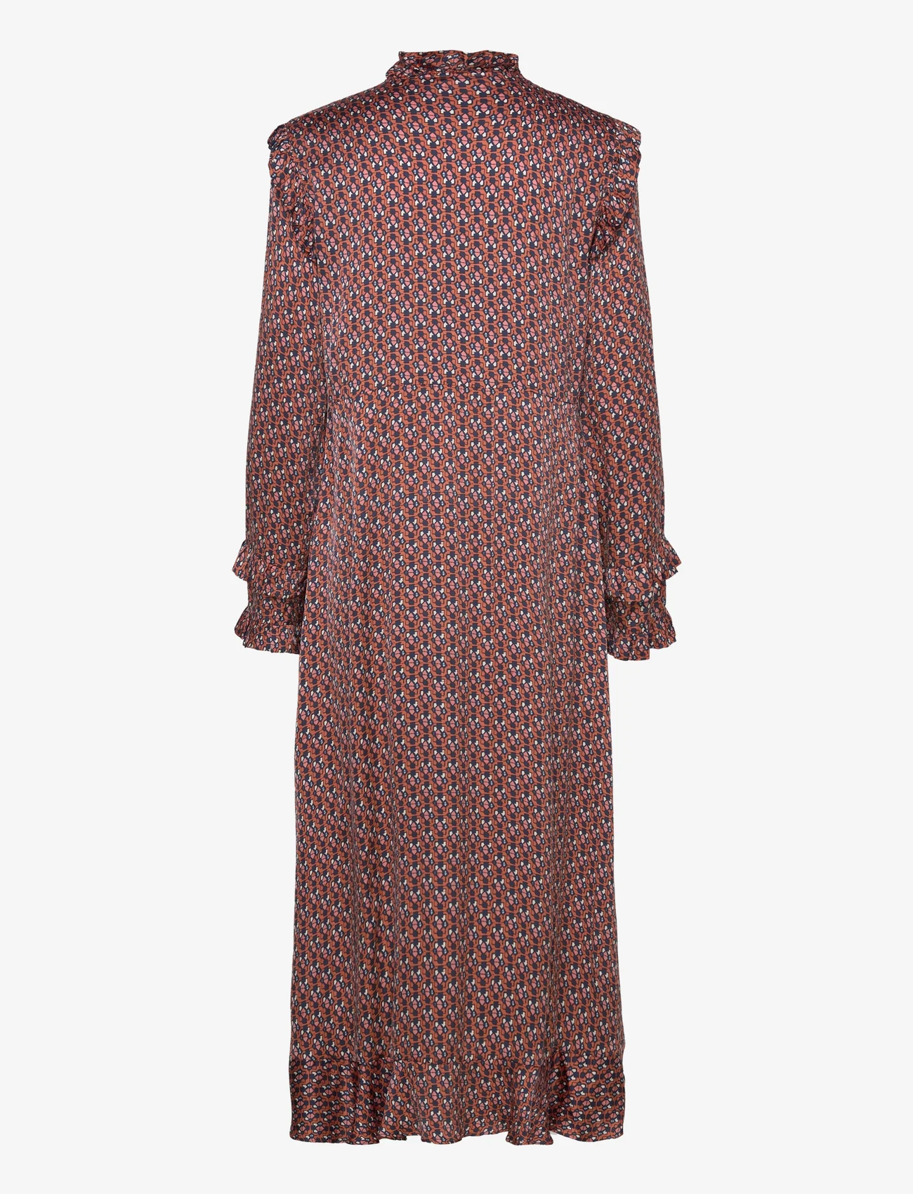 ODD MOLLY - Rachael Dress - party wear at outlet prices - baked brown - 1