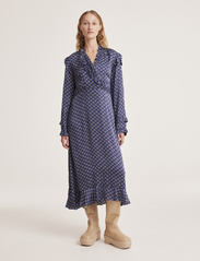 ODD MOLLY - Rachael Dress - festtøj til outletpriser - stormy blue - 2