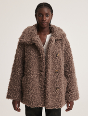 ODD MOLLY - Katrina Jacket - faux fur - winter taupe - 2