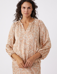 ODD MOLLY - Katarina Blouse - long-sleeved blouses - neutral beige - 2