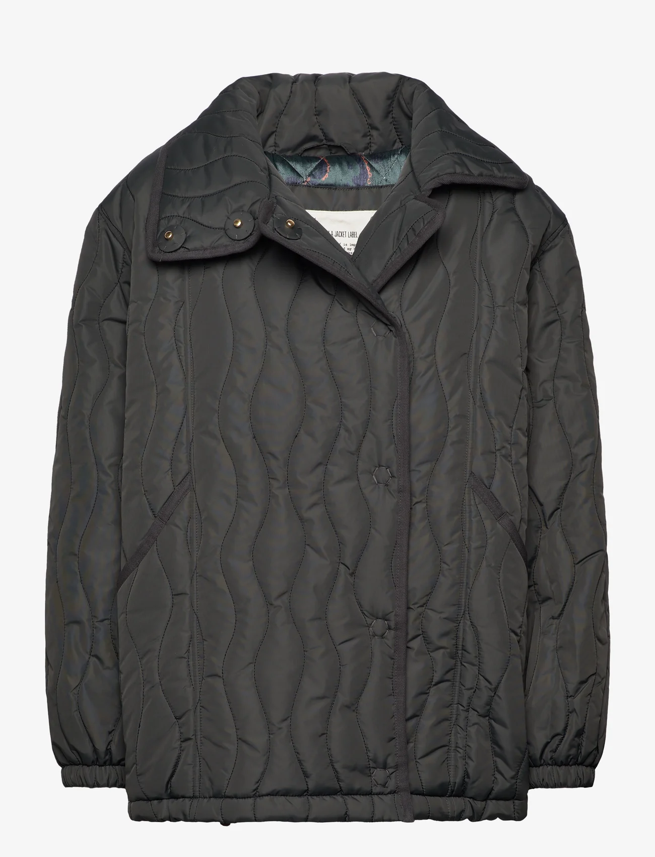 ODD MOLLY - Jasmin Jacket - quilted jackets - deep asphalt - 0