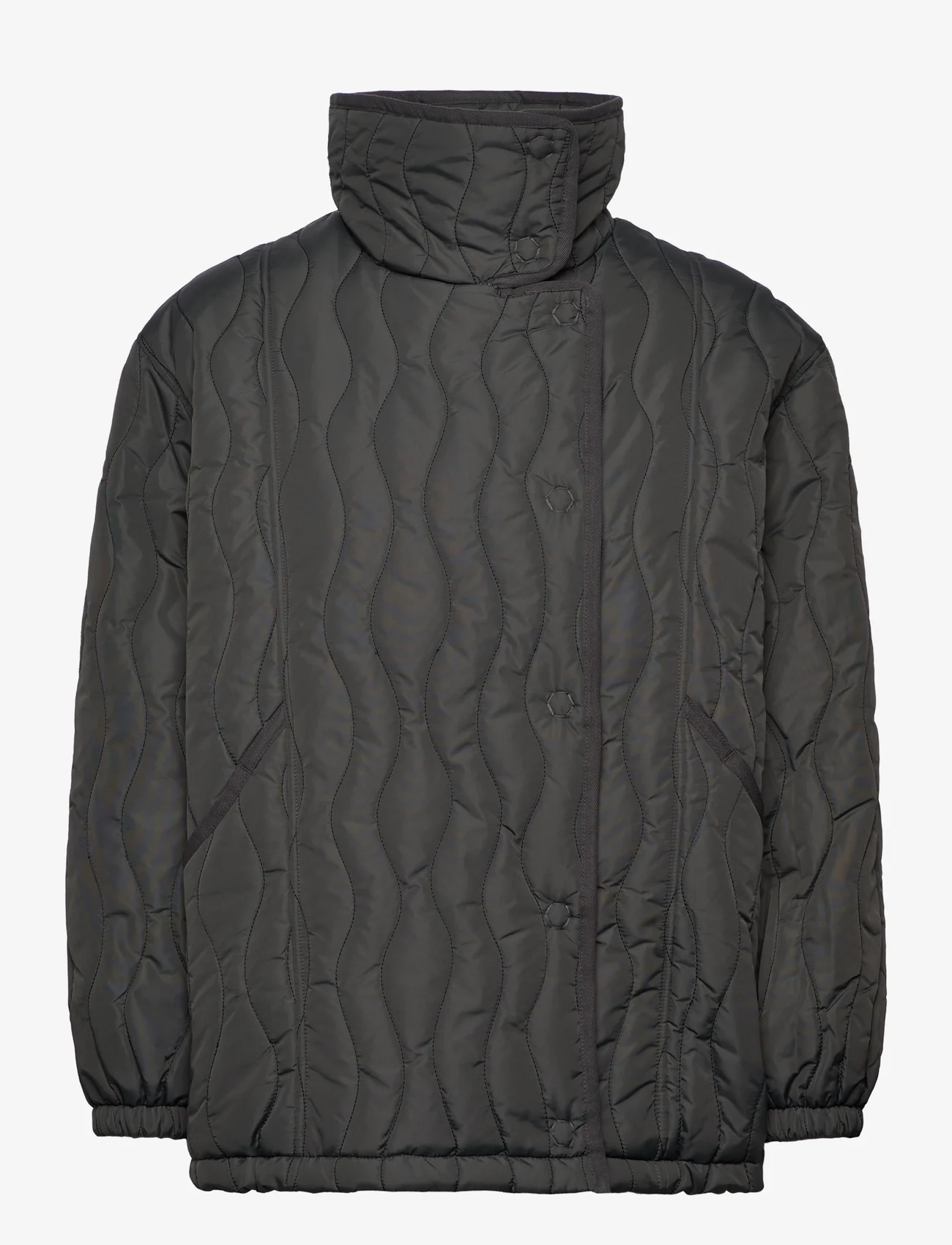 ODD MOLLY - Jasmin Jacket - quilted jackets - deep asphalt - 1