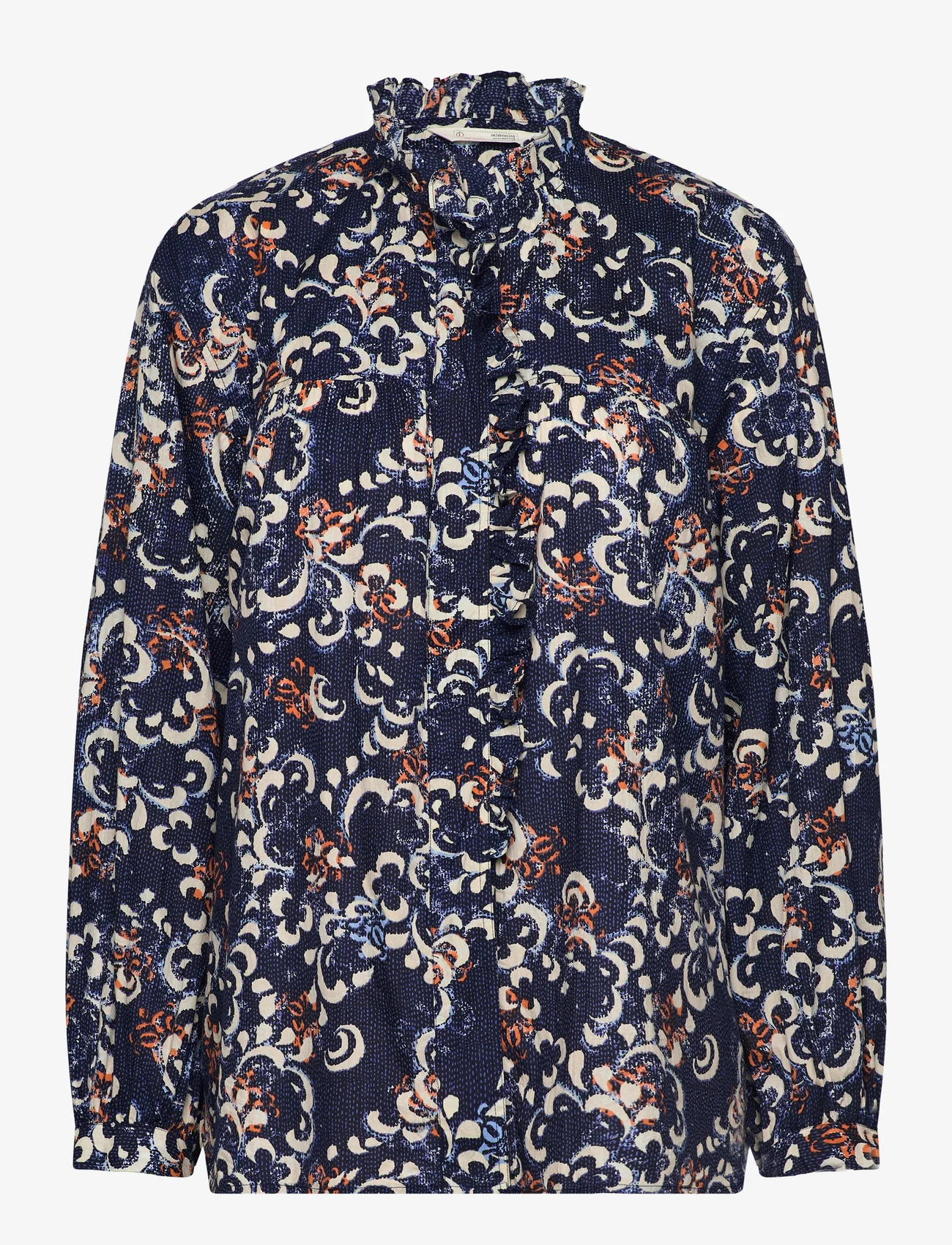 ODD MOLLY - Arienne Blouse - langærmede bluser - dark blue - 0