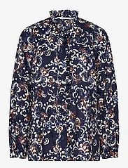 ODD MOLLY - Arienne Blouse - long-sleeved blouses - dark blue - 0