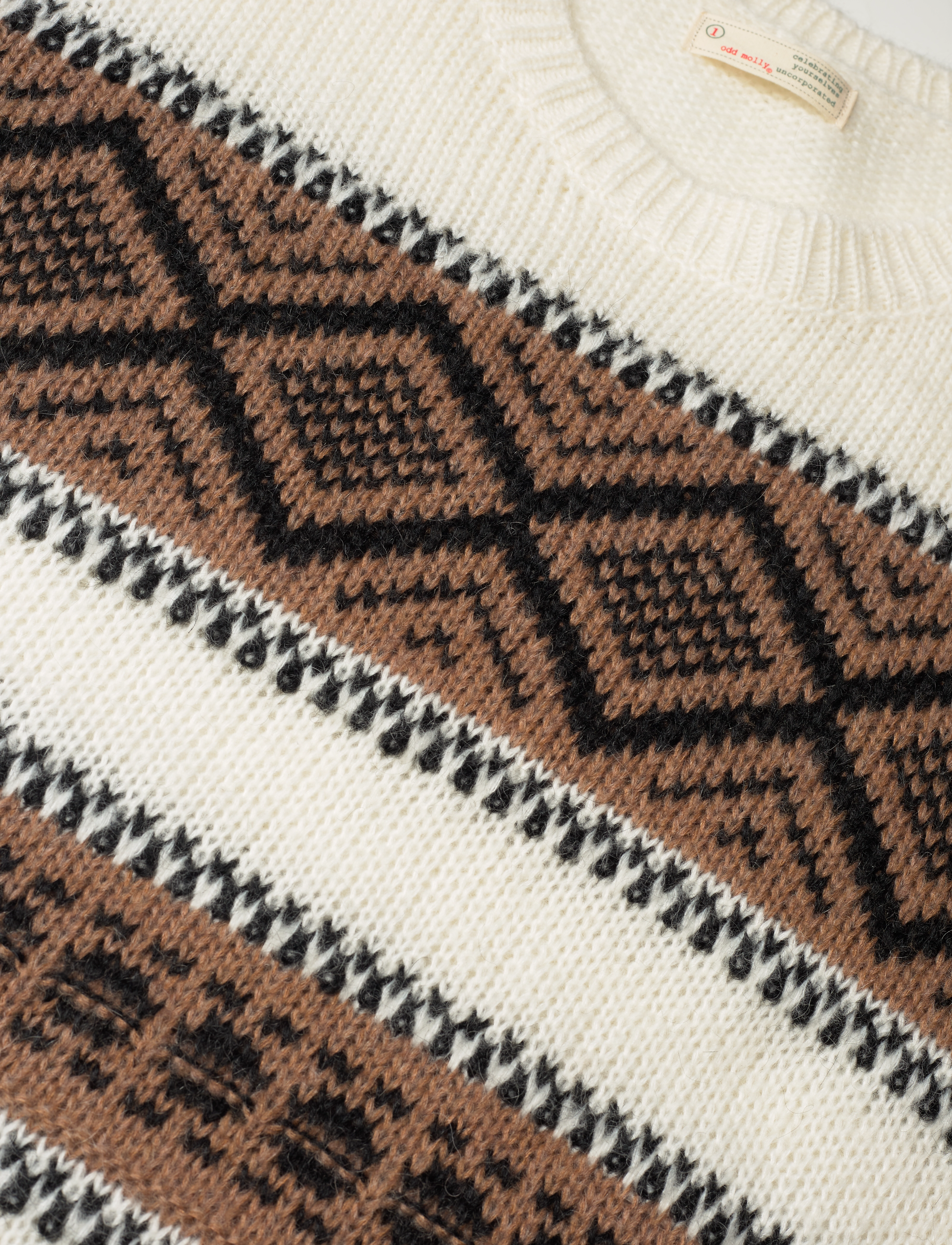 ODD MOLLY - Ann Sweater - tröjor - light chalk - 4