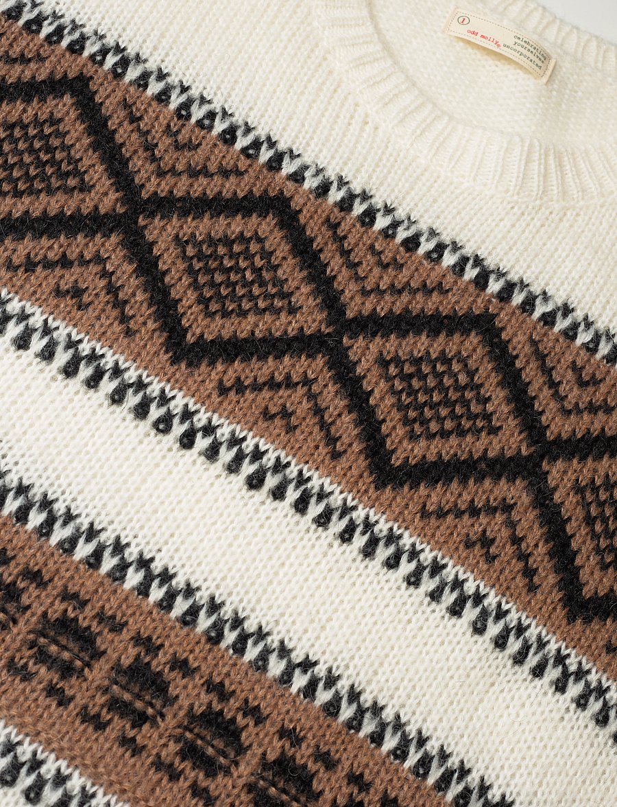 ODD MOLLY - Ann Sweater - kampsunid - light chalk - 4