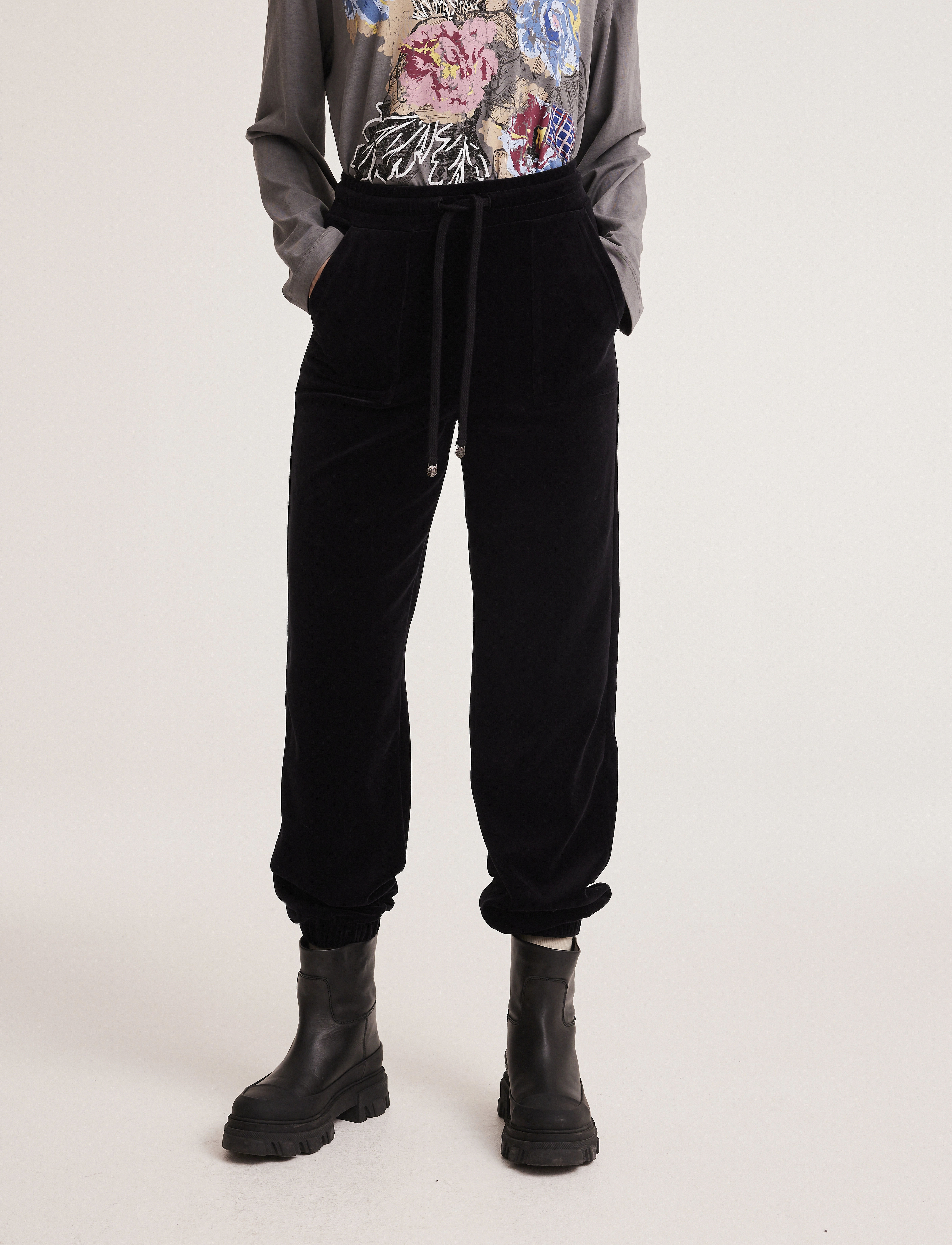 ODD MOLLY - Carola Pants - almost black - 2
