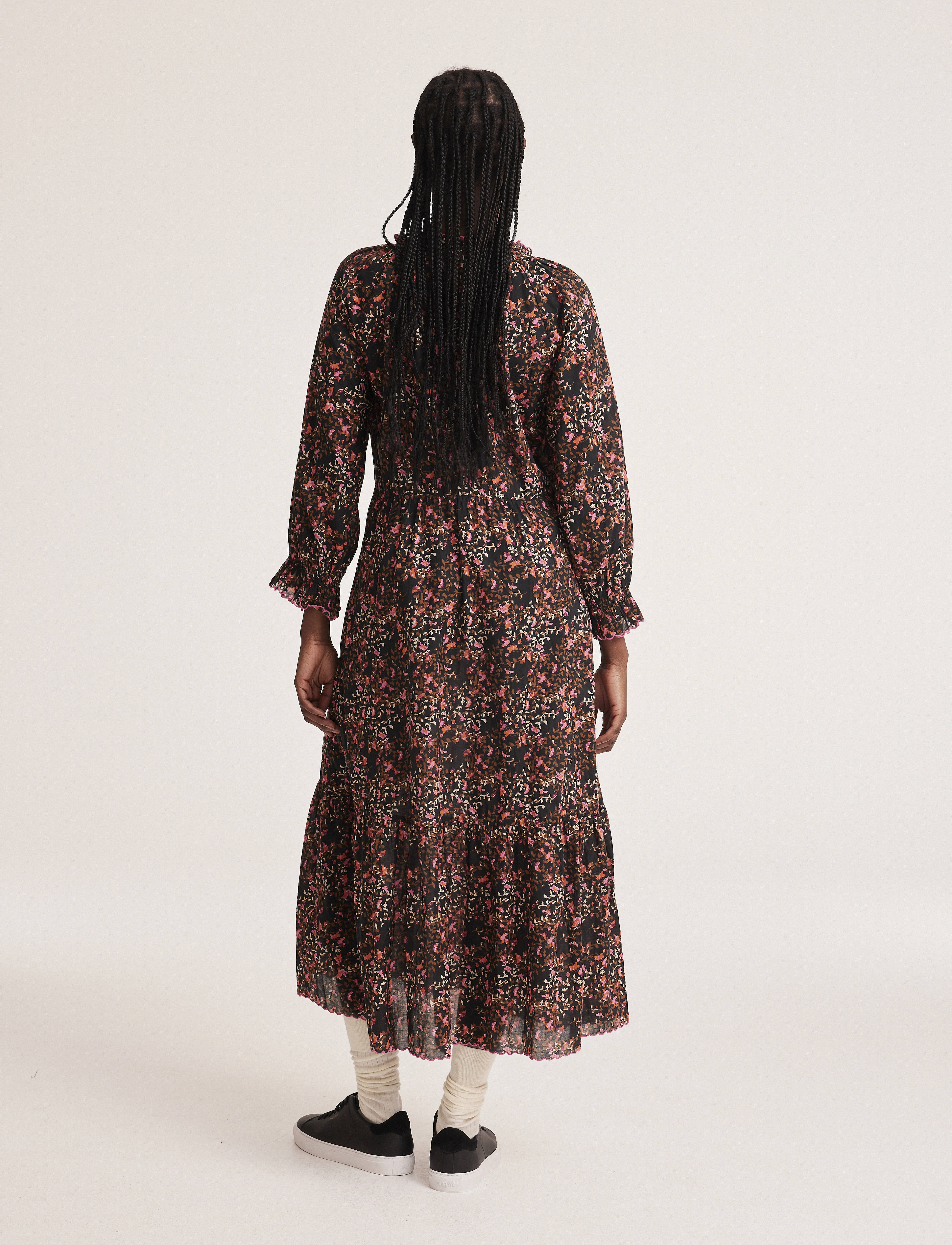 ODD MOLLY - Rae Dress - midi kjoler - deep asphalt - 3