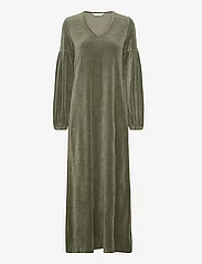 ODD MOLLY - Carola Long Dress - maxi dresses - cargo green - 0