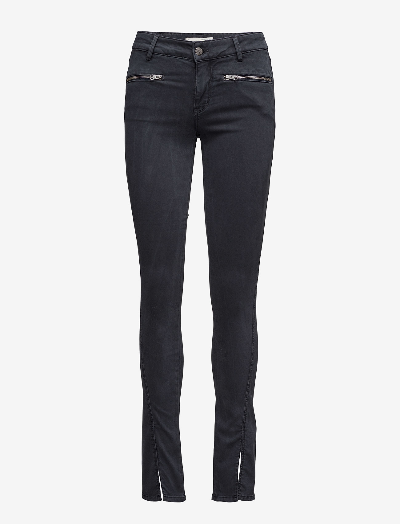 ODD MOLLY - leg-endary slits jeans - liibuvad teksad - blue black - 0
