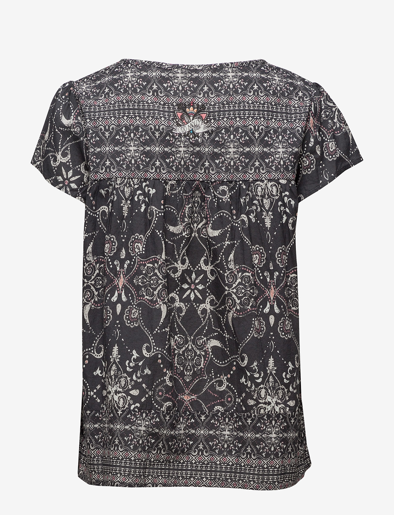ODD MOLLY - backbone blouse - asphalt - 1