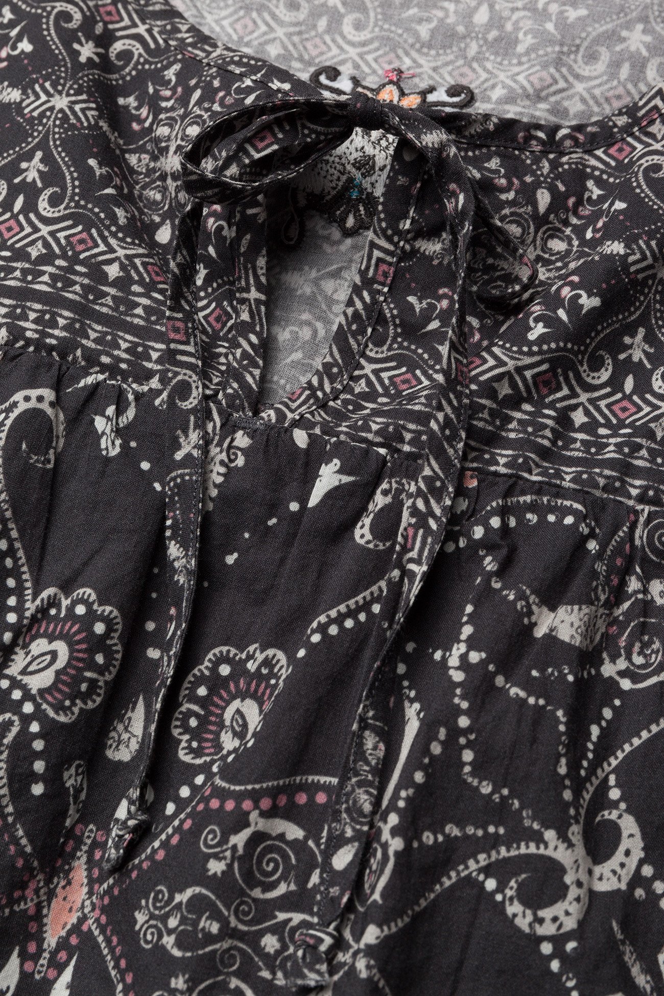ODD MOLLY - backbone blouse - asphalt - 2
