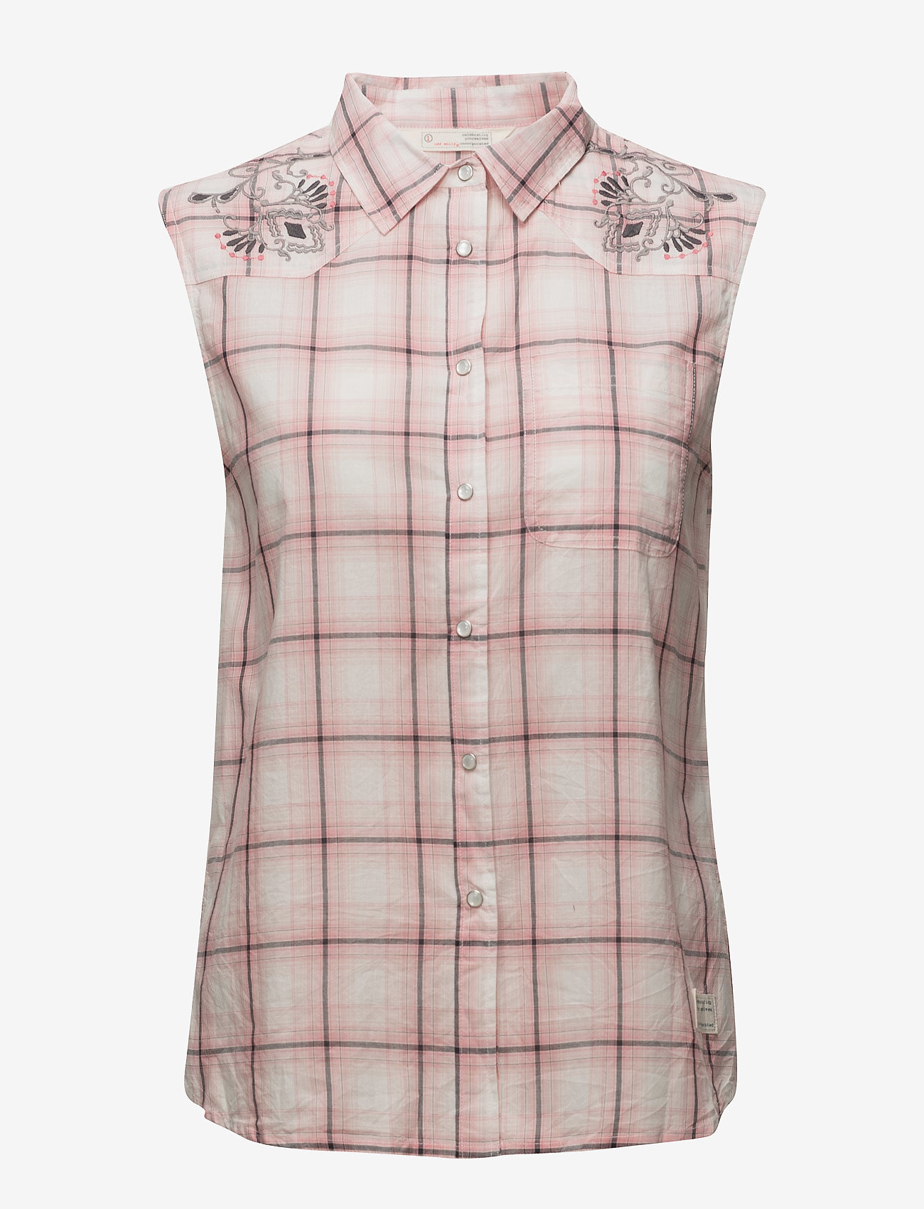 ODD MOLLY - howdy sleeveless shirt - desert rose - 0