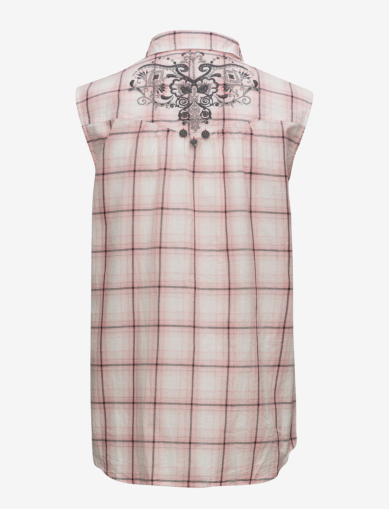 ODD MOLLY - howdy sleeveless shirt - desert rose - 1