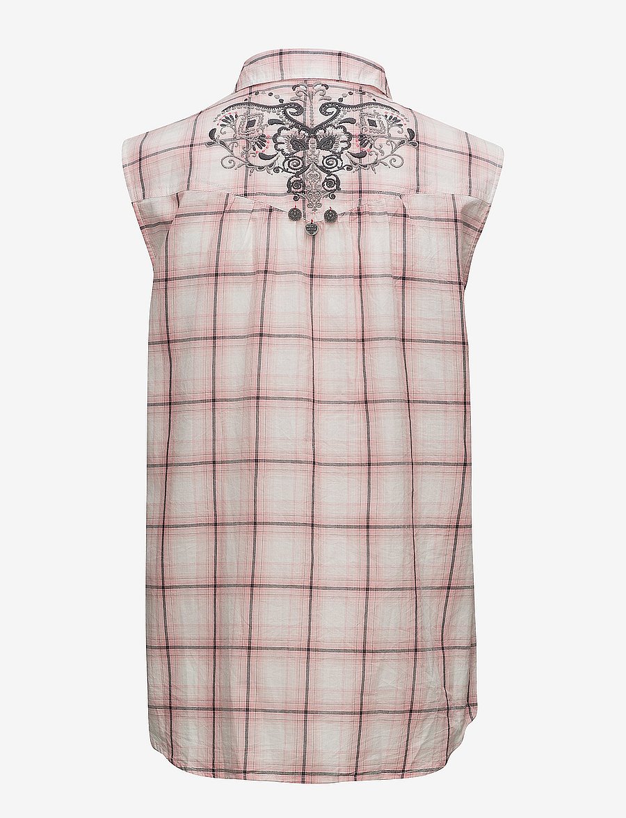ODD MOLLY - howdy sleeveless shirt - desert rose - 1