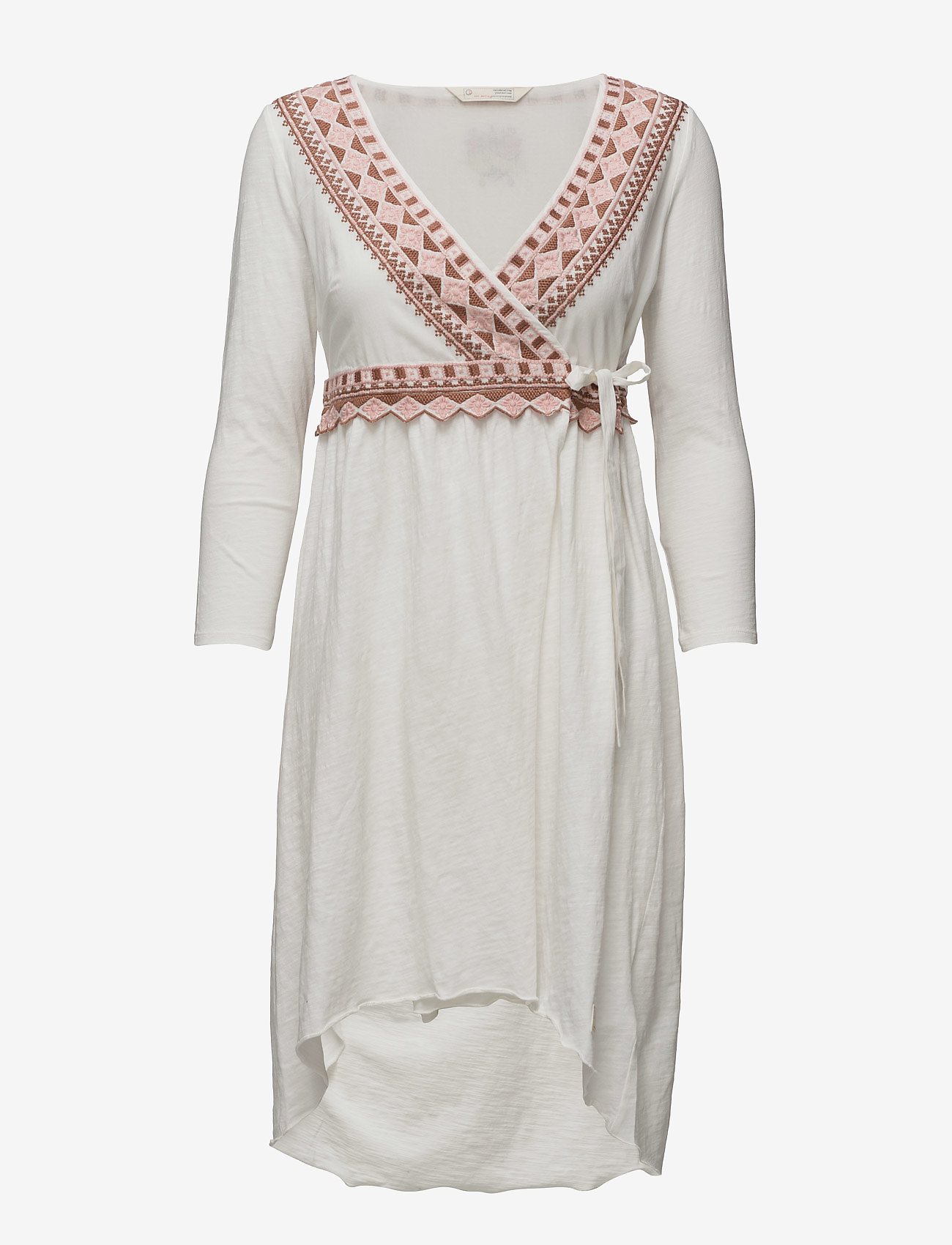 ODD MOLLY - get-a-way l/s dress - sandal wood - 0