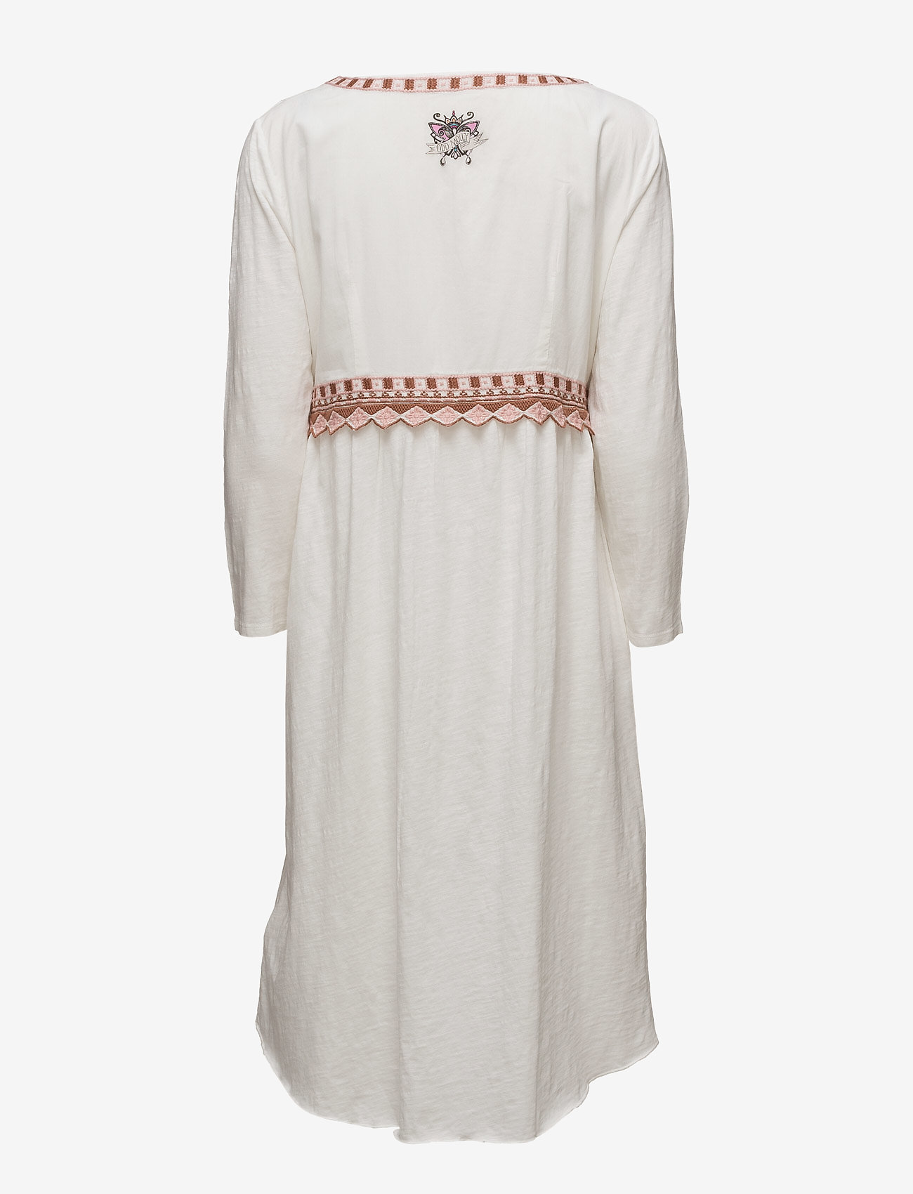ODD MOLLY - get-a-way l/s dress - sandal wood - 1