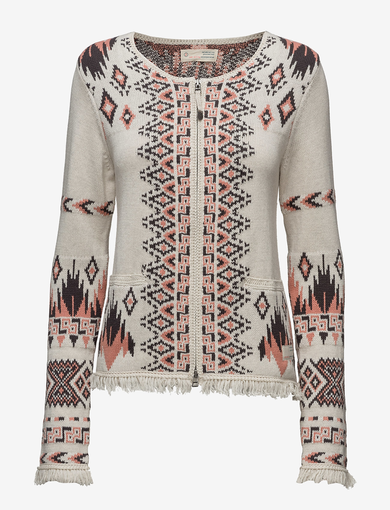ODD MOLLY - chillax cardigan - chalk - 0