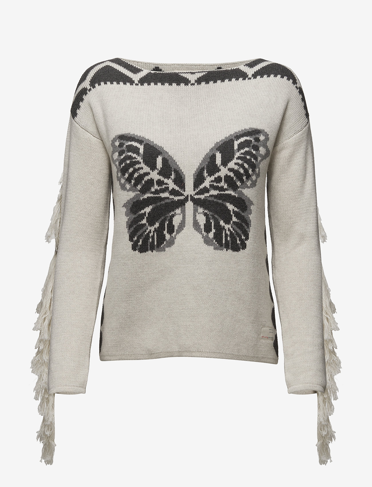 ODD MOLLY - to the sky sweater - chalk - 0
