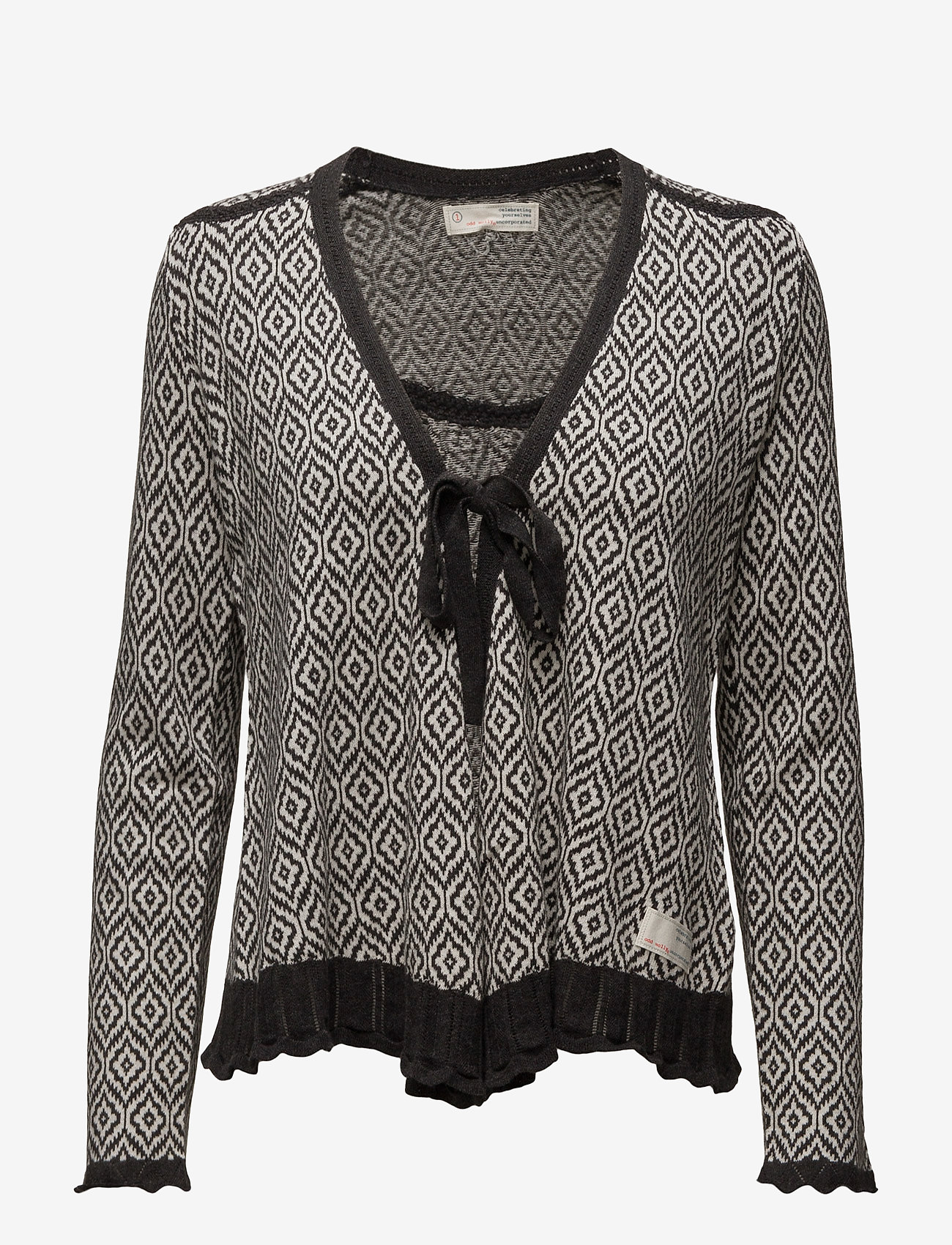 ODD MOLLY - ready-set-go cardigan - almost black - 0